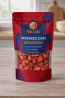 Morango Chips Desidratado